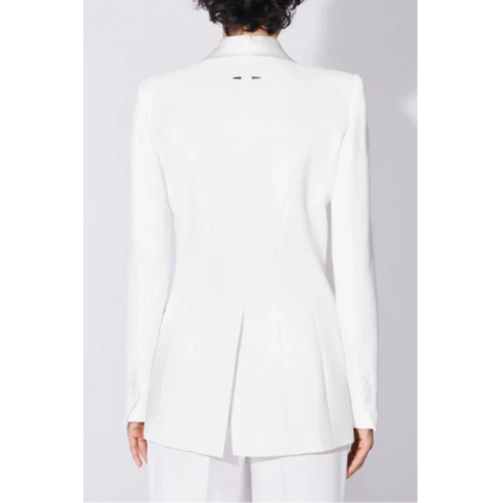 Barbara Bui Witte Satijnen Luxe Mode Vest White Dames
