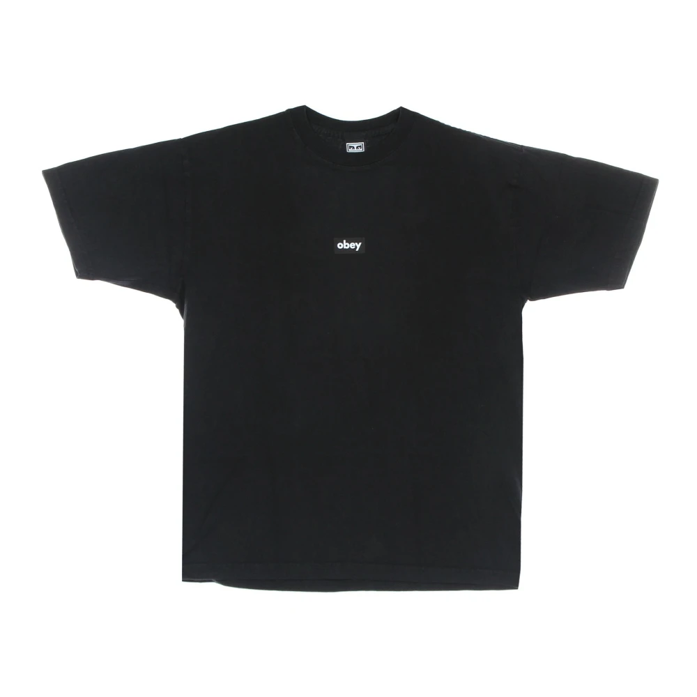 Obey T-Shirts Black Heren