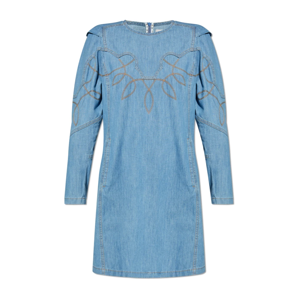 Munthe Denim jurk Blue Dames