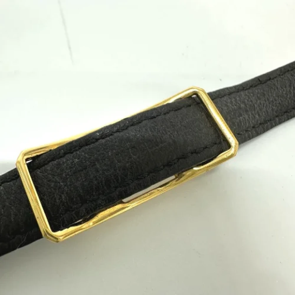Louis Vuitton Vintage Pre-owned Cotton belts Brown Dames
