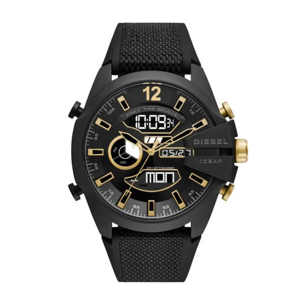 Diesel Uomo Nero Accessori, Taglia Unica, New,