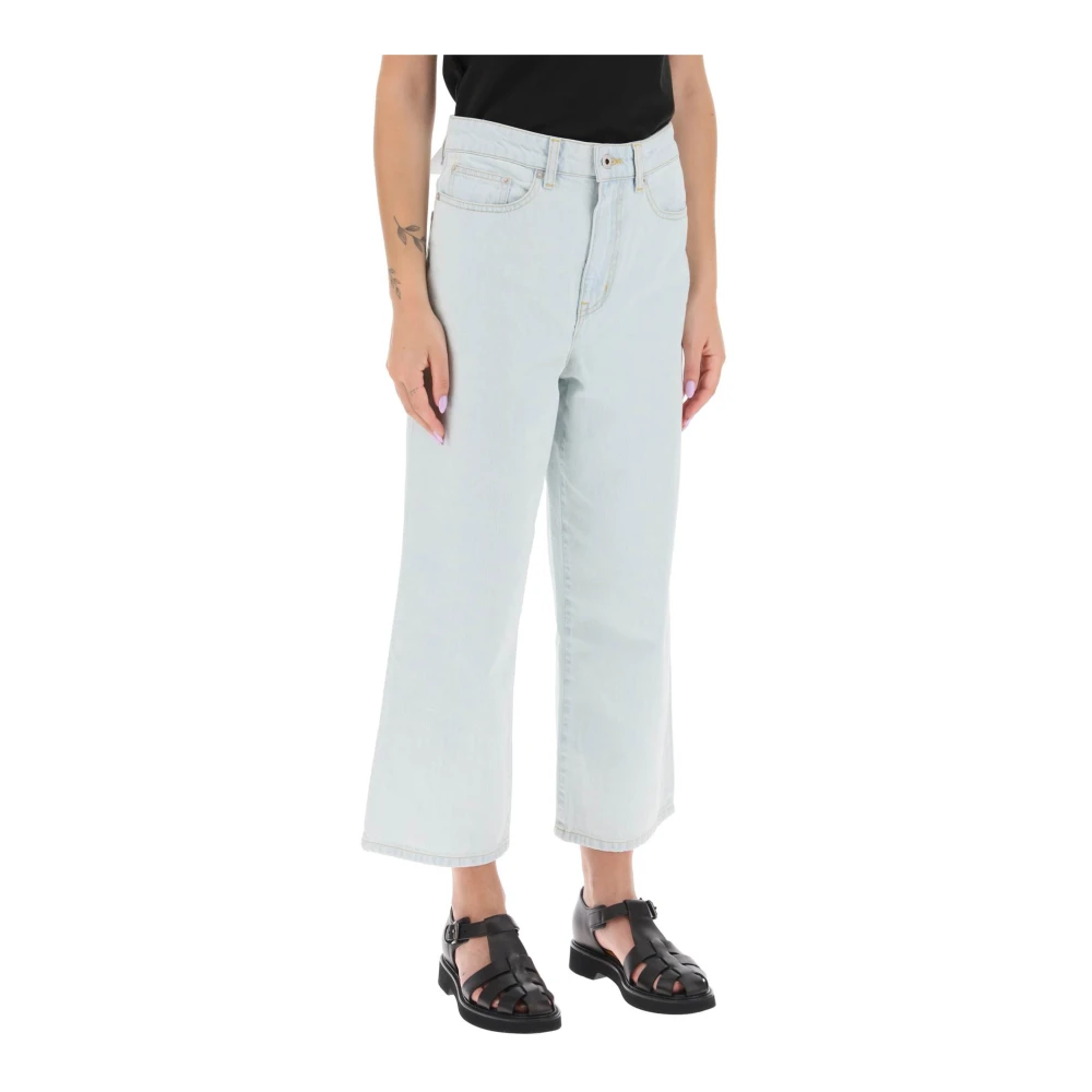 Kenzo Cropped Jeans Blue Dames