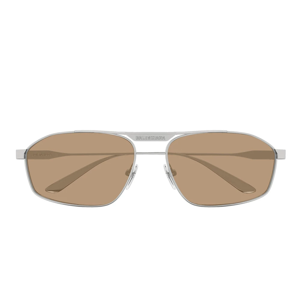 Balenciaga Men's Gray Sunglasses, 63 Mm, Tag 2.0 Rectangular Sunglasses