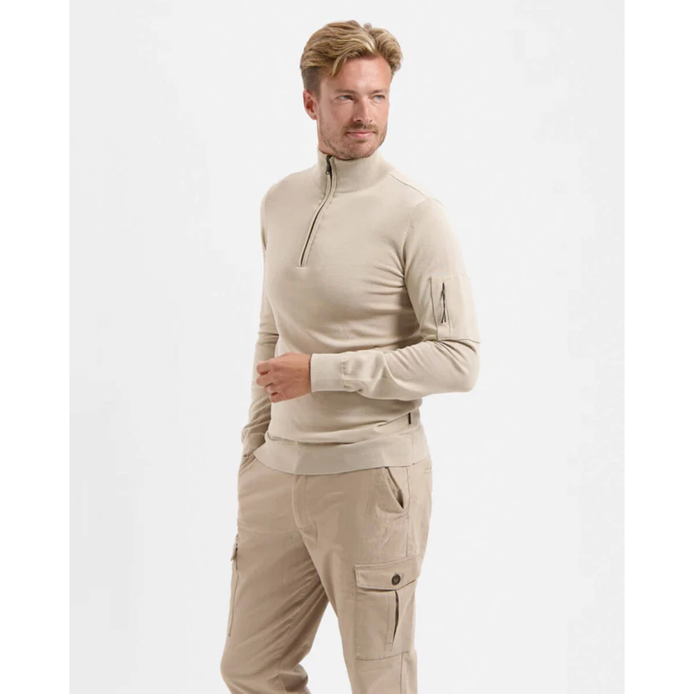 Saint Steve Hoodie 210160 met Hilco Design Beige Heren
