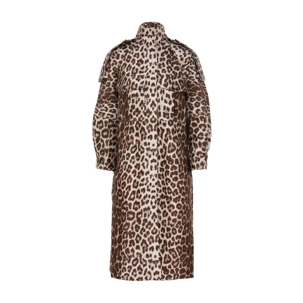 Zimmermann Illustratie Zak Anorak Chocolade Luipaard Multicolor Dames