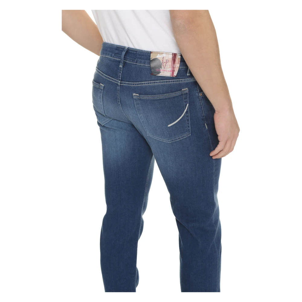 Hand Picked Klassieke Straight-Leg Jeans Blue Heren