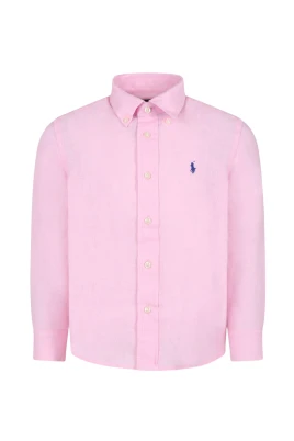 Camicia con bottoni e logo