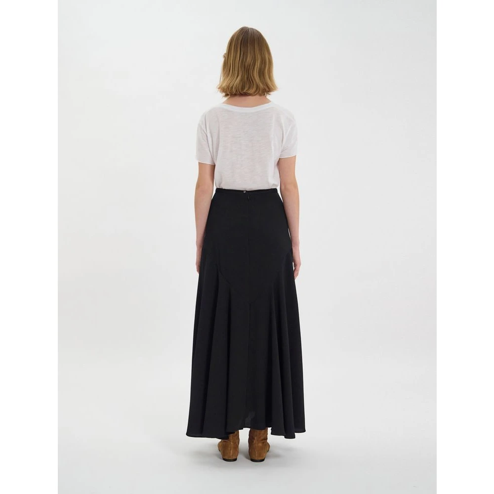 Ines De La Fressange Paris Velvette Skirt Black Dames