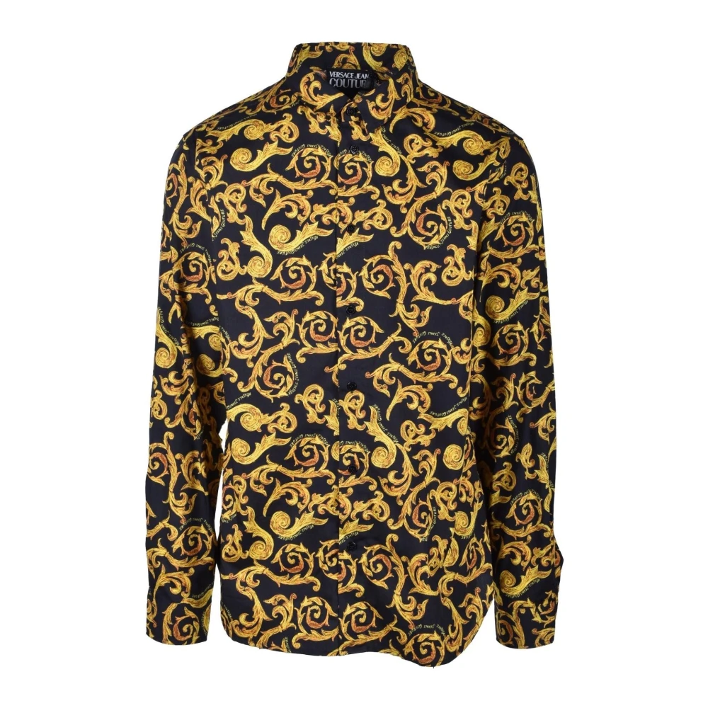 Versace Jeans Couture Katoenen Overhemd Multicolor Heren