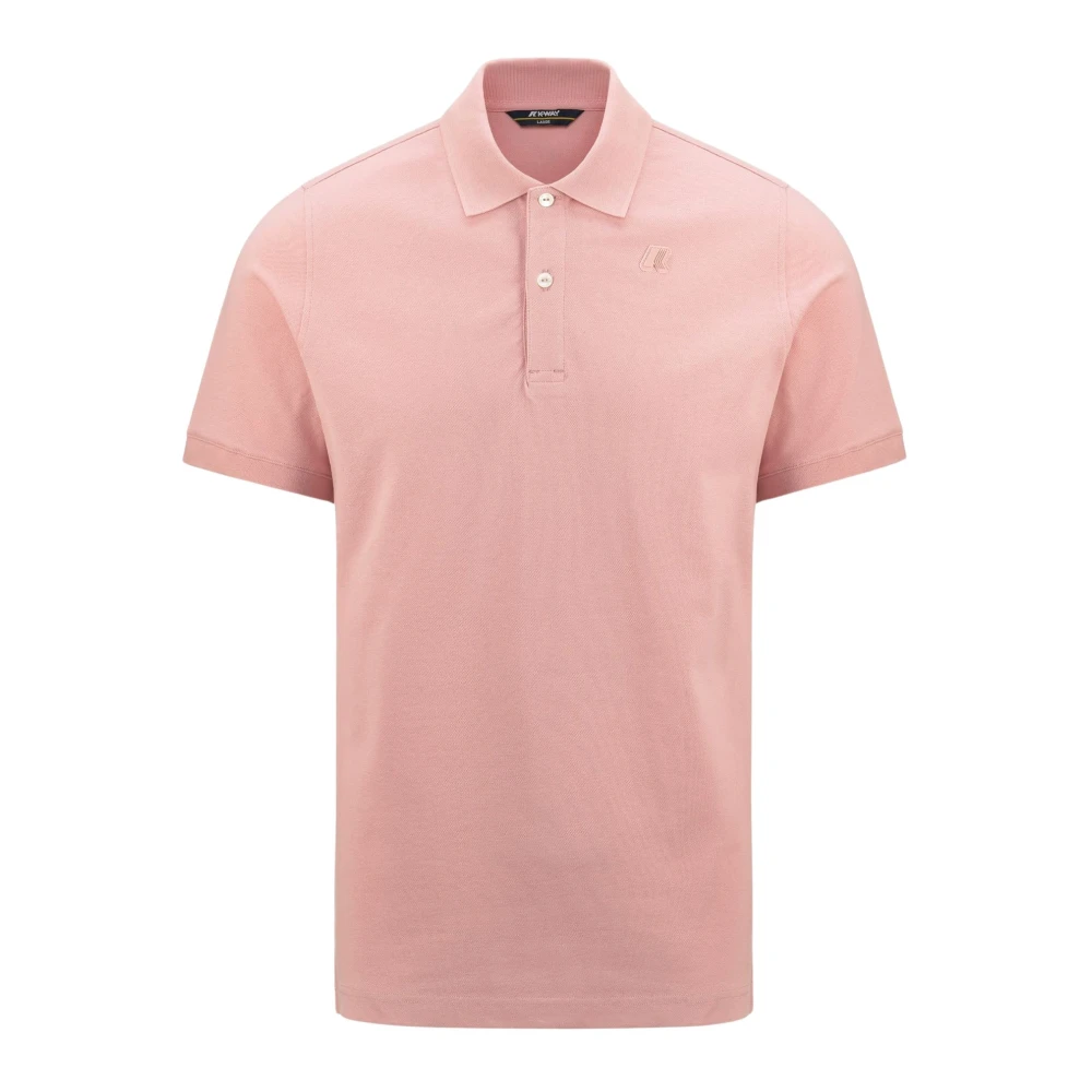 K-way Polo Shirts Pink Heren