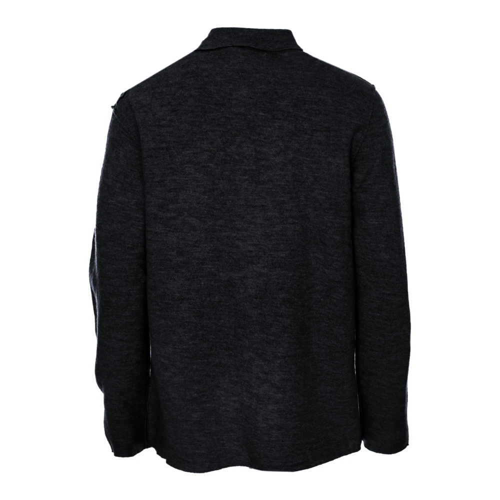 Nn07 Jonas Overshirt Lichtgewicht Merinowol Blue Heren