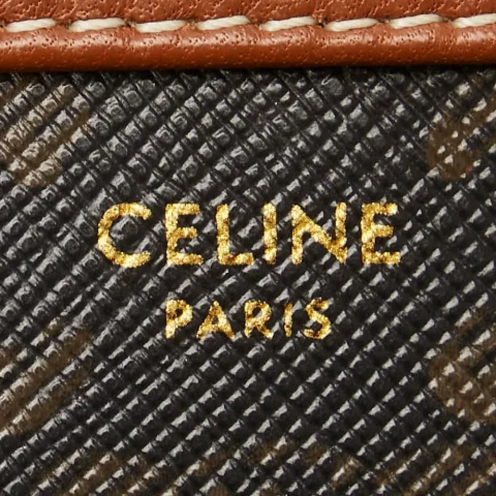 Celine Vintage Pre-owned Canvas handbags Black Dames