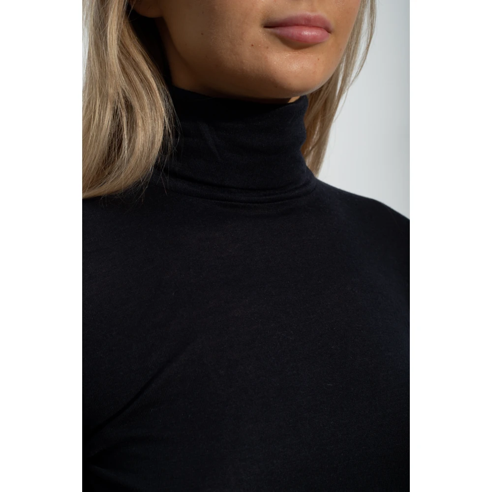 Hanro Coltrui met lange mouwen Black Dames