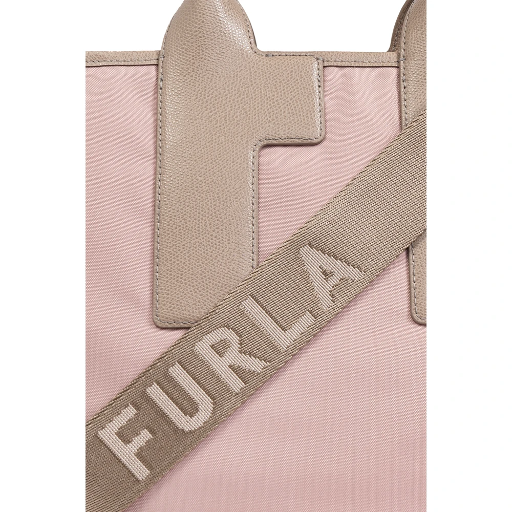 Furla Piuma Grote shopper tas Pink Dames