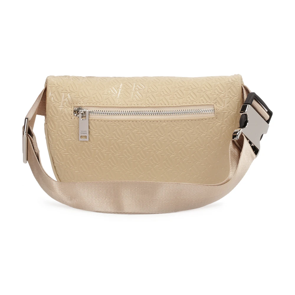 Kazar Studio Beige heuptas met reliëfpatroon Beige Dames