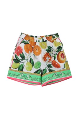 citrus-fruit-print-kids-shorts