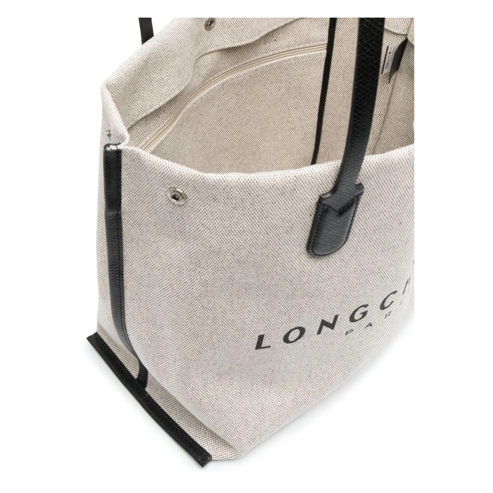 Longchamp Essential Toile Tas White Dames