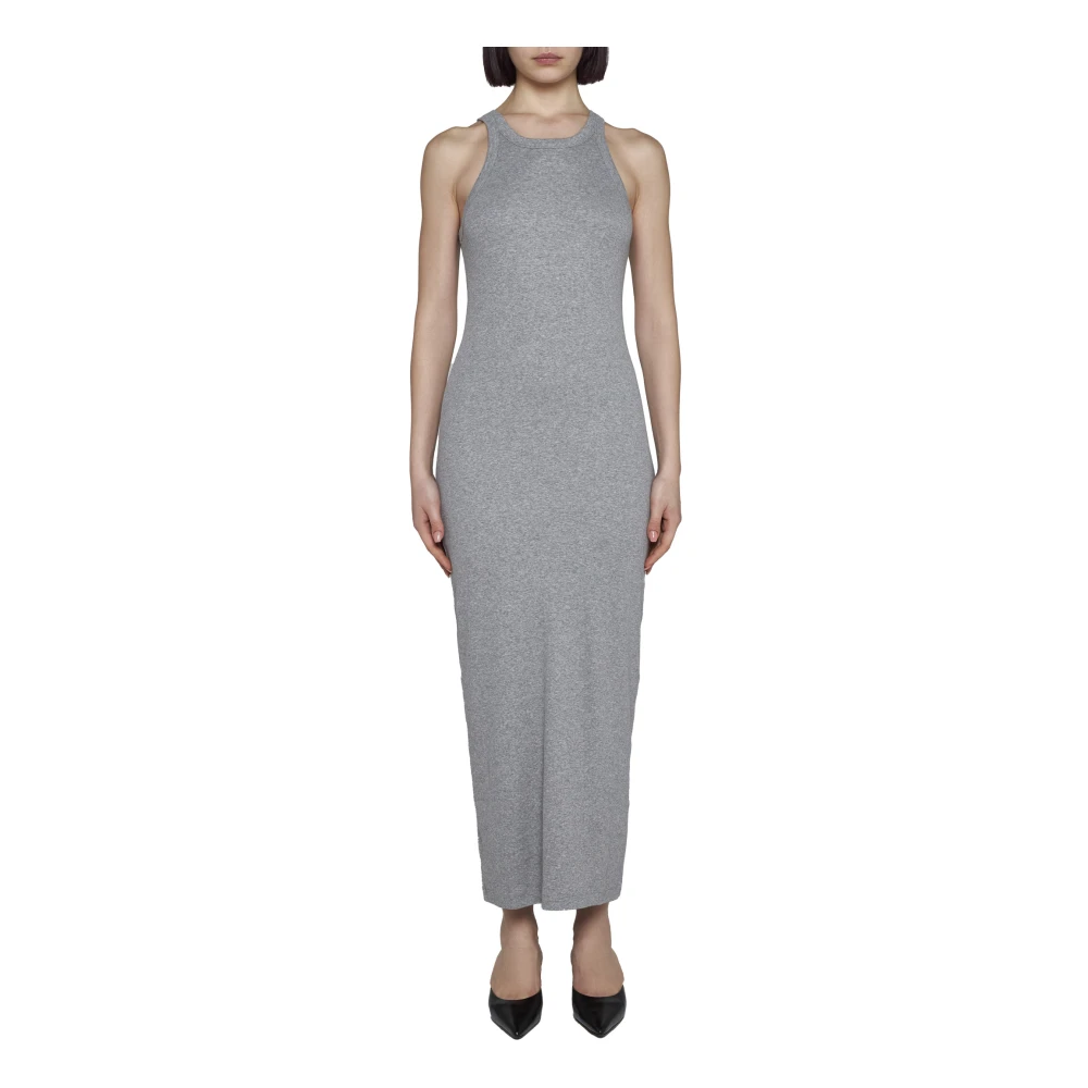 TotêMe Elegante Grijze Jurk Gray Dames