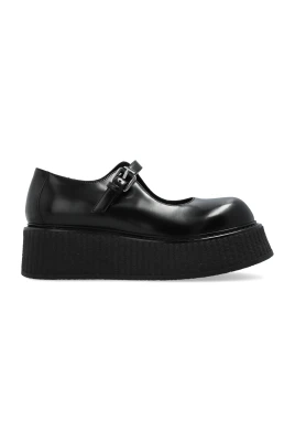 Platform Läderloafers
