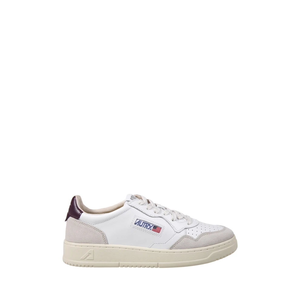 Autry White Sneakers, Male, 9 Uk, Medalist Low Sneaker