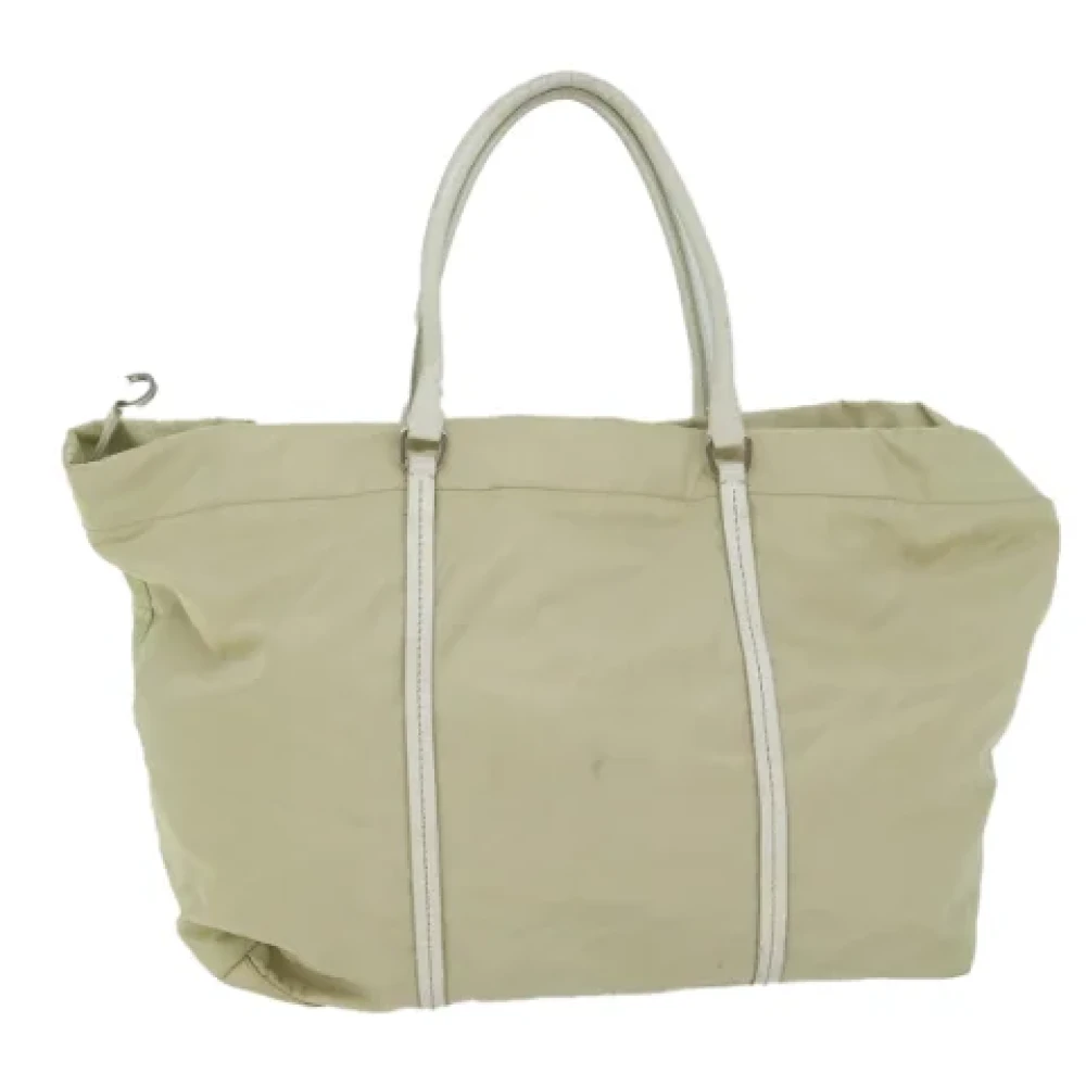 Prada Vintage Pre-owned Nylon totes White Dames