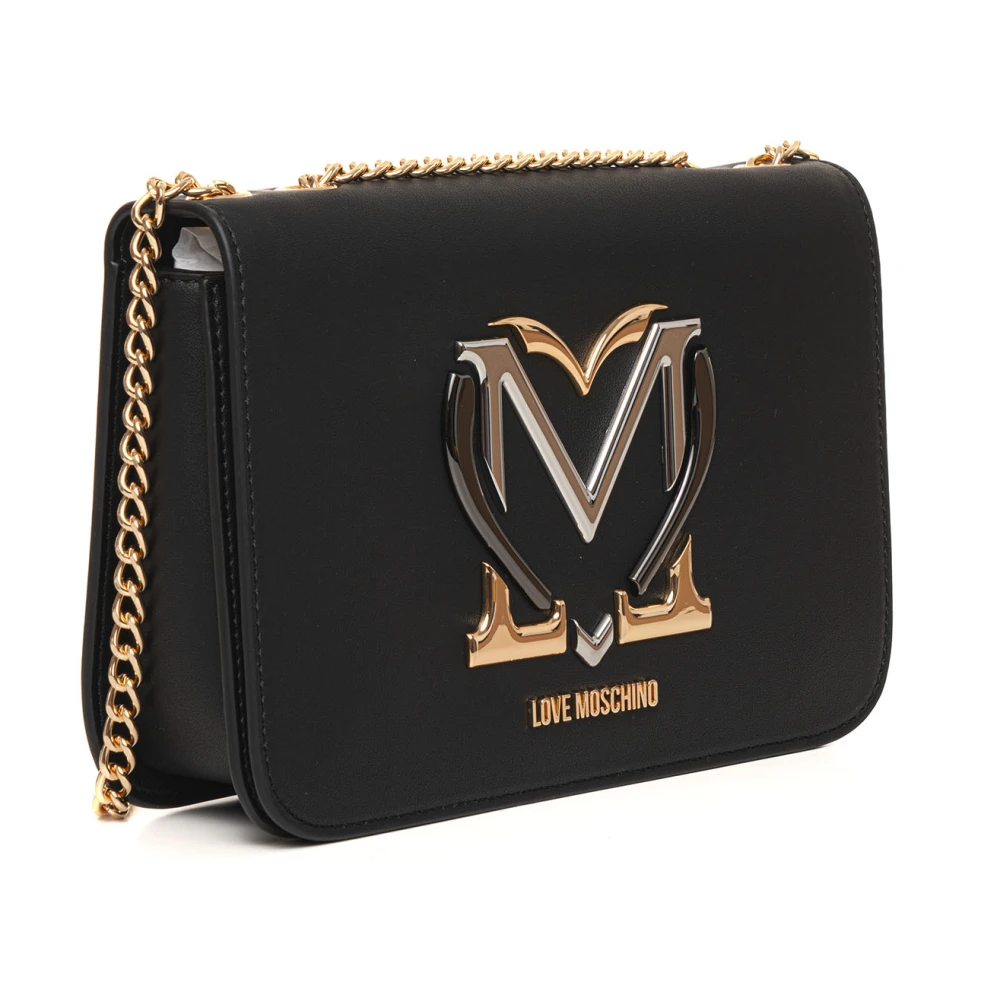 Love Moschino Schoudertas met verborgen sluiting Black Dames