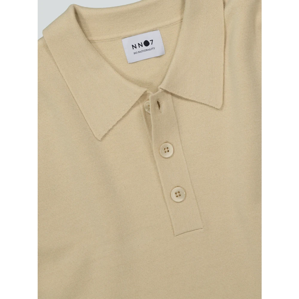 Nn07 Polo Shirts Beige, Herr