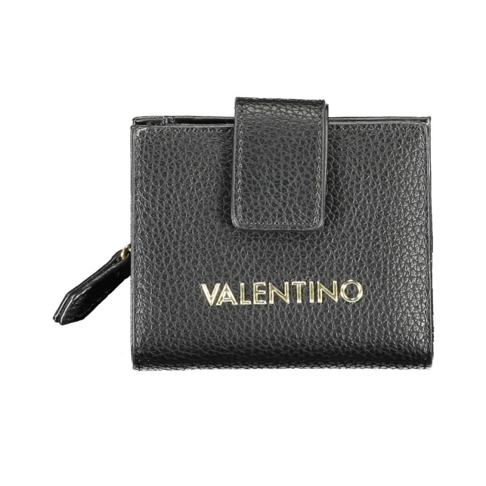 Valentino by Mario Valentino Svart plånbok av polyeten med myntfack Black, Dam