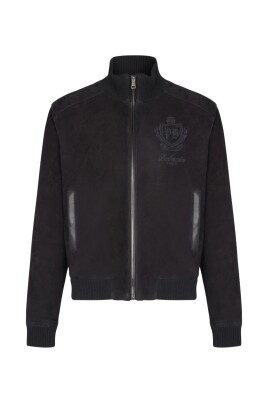 veste-noire-a-broderie-zip