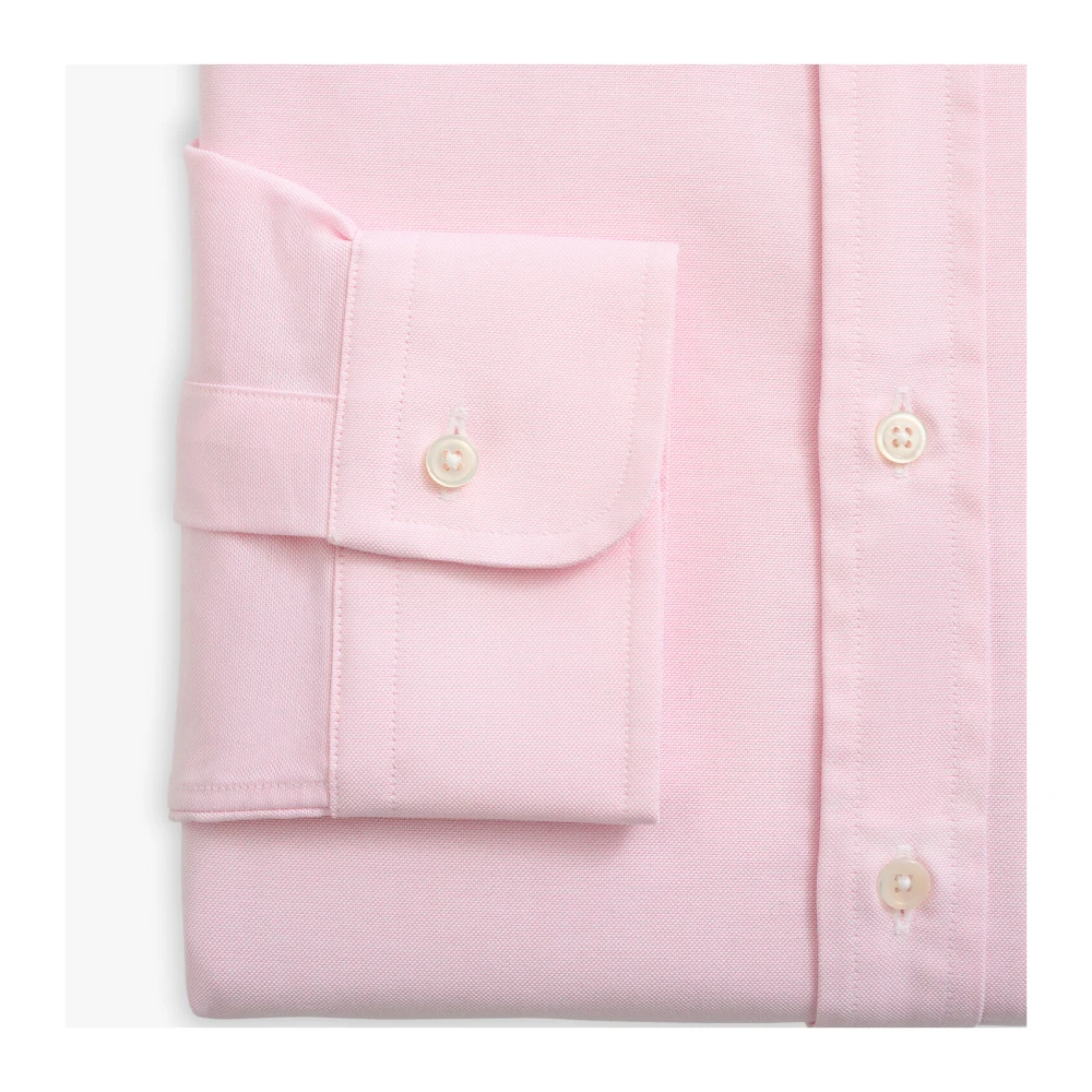 Brooks Brothers Regular Fit Oxford Katoenen Hemd met Button-Down Kraag Pink Heren