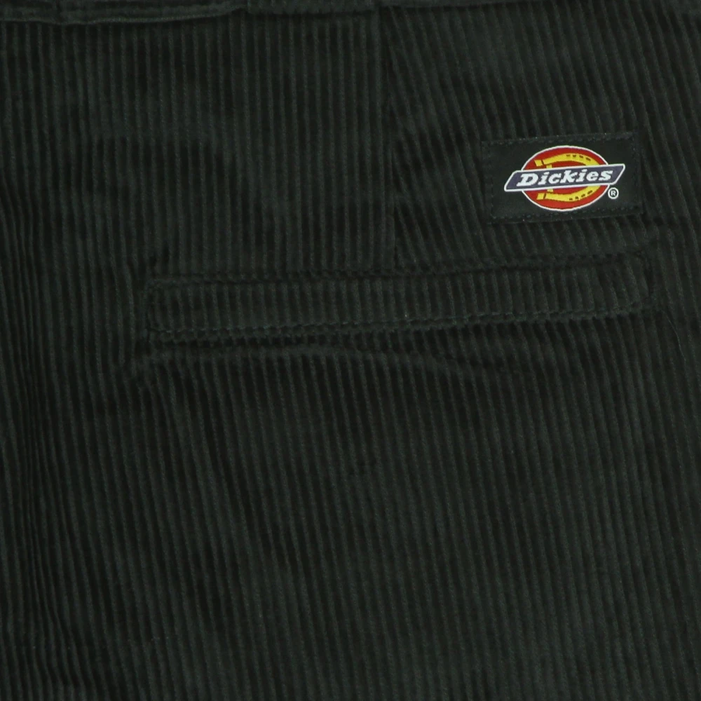 Dickies Zwarte Fluwelen Broek met Zakken Black Heren