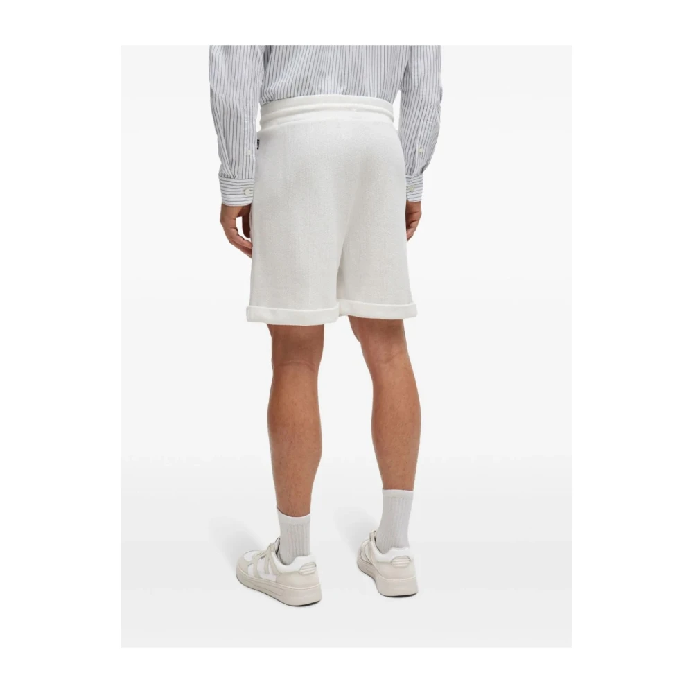 Hugo Boss Witte Shorts Ss24 White Heren
