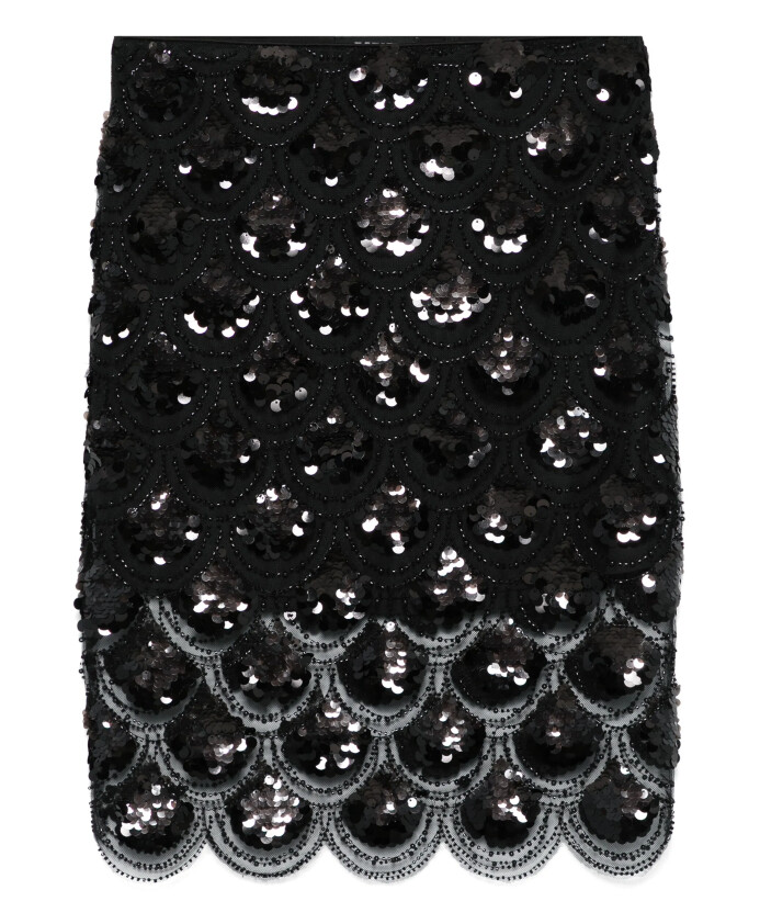 black-sequins-pencil-skirt-midi-length