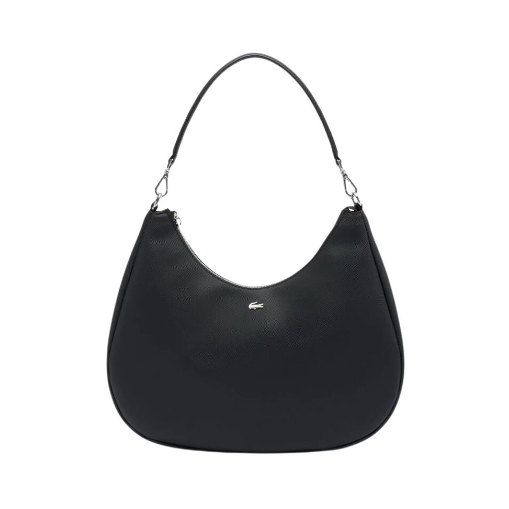 Lacoste Women's Black Daily City Noir Handbag Lucky Bag - Shoulder Bags - One Size - Bags