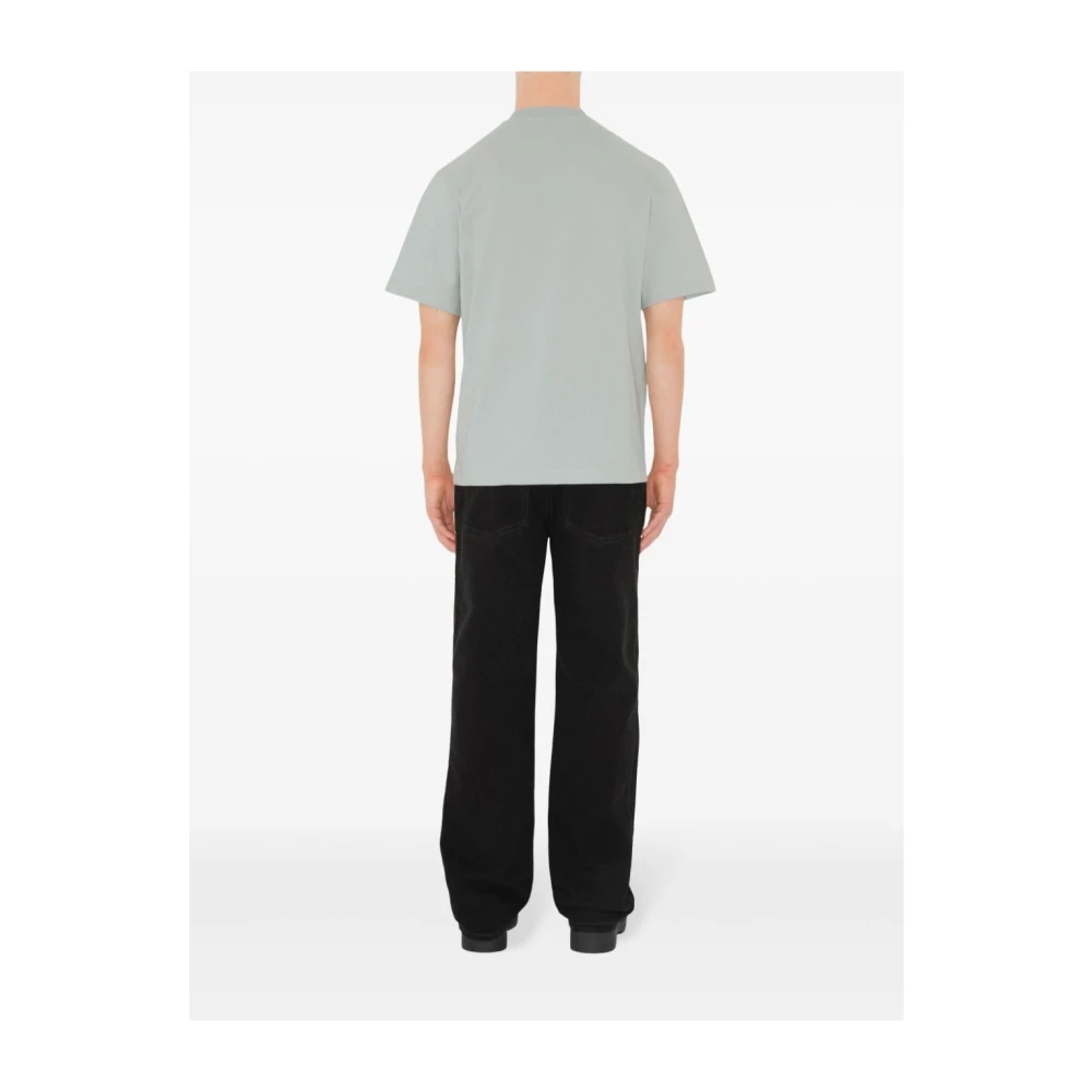 Burberry Grijze T-shirts en Polos met Equestrian Knight Design Gray Heren