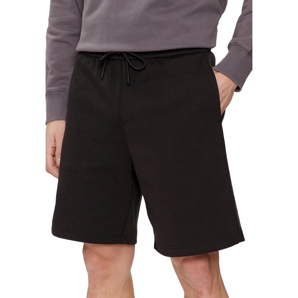 Calvin Klein Jeans Organische katoenen Bermuda shorts Lente Zomer Collectie Black Heren