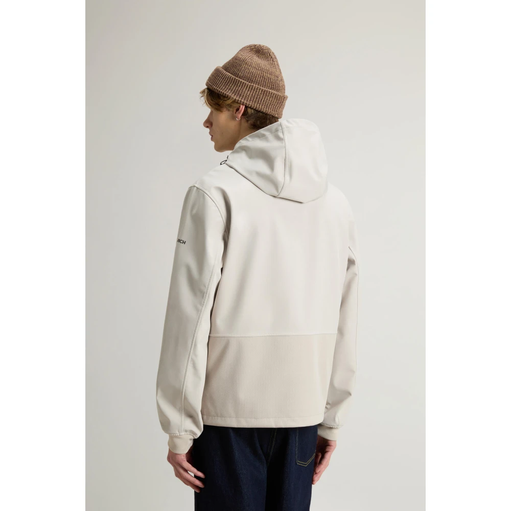 Woolrich Moderne Tech Softshell Outdoor Jas Gray Heren