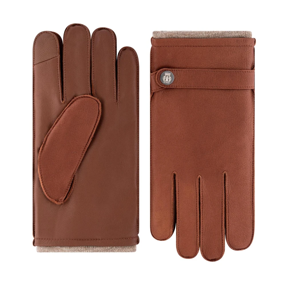 Roeckl Herr Brun Accessoarer 9 In, Läder, Läderhandskar