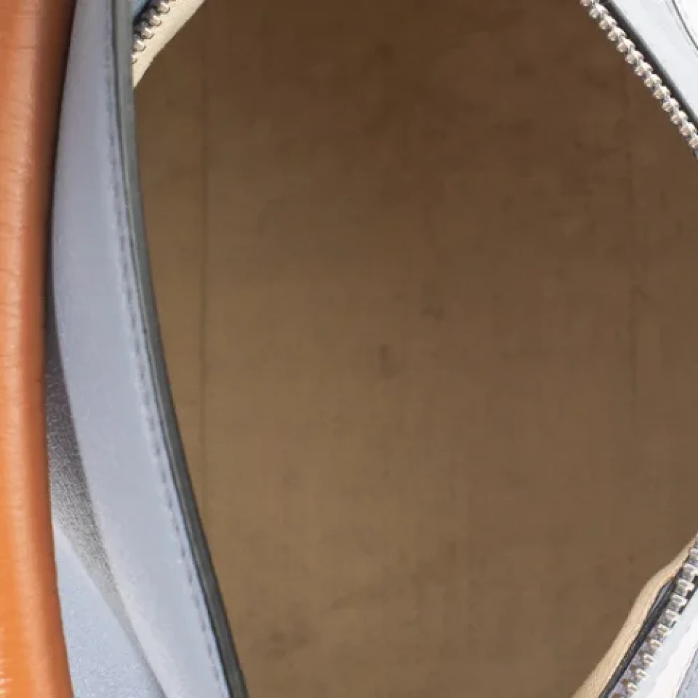 Loewe Pre-owned Leather handbags Purple Dames
