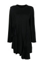 robe-midi-decontractee-noire-en-coton