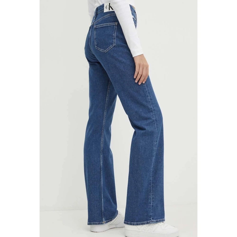 Calvin Klein Jeans Stijlvolle Denim Broek Blue Dames