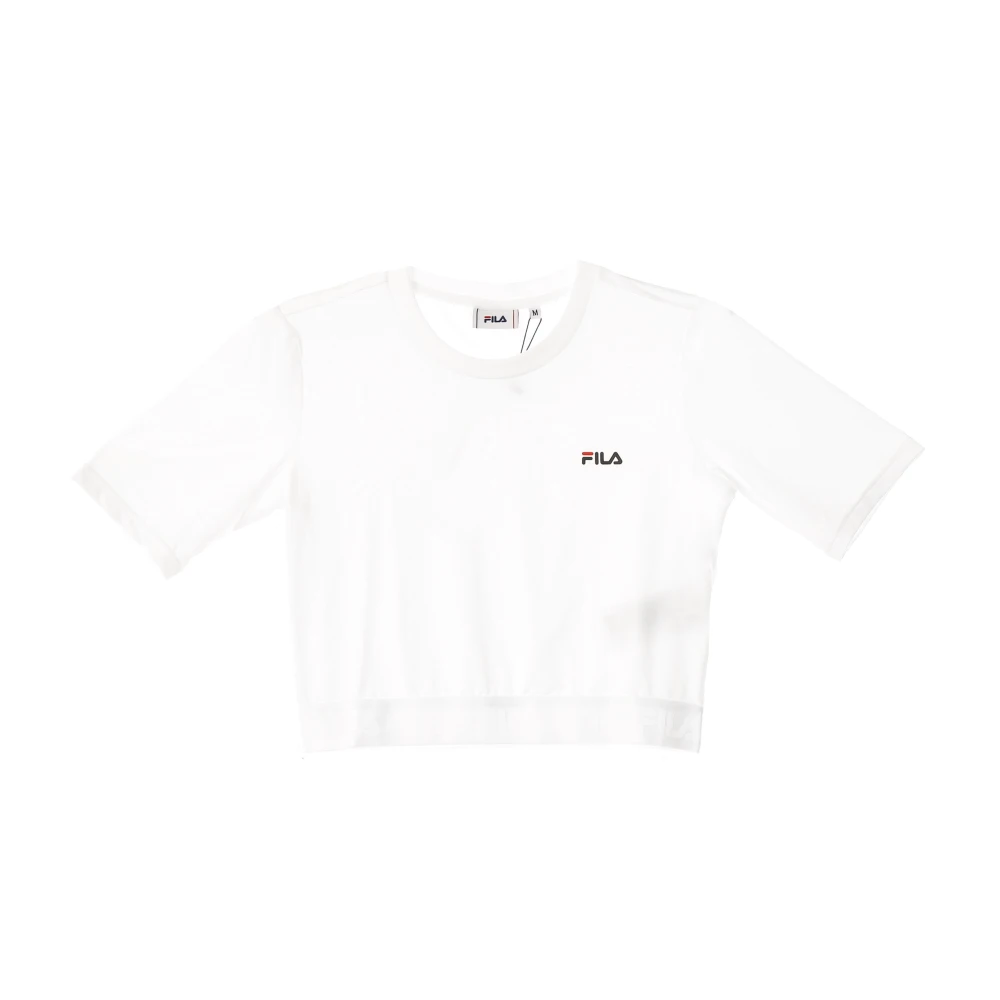 Fila Witte Cropped Tee Dames Kort T-Shirt White Dames