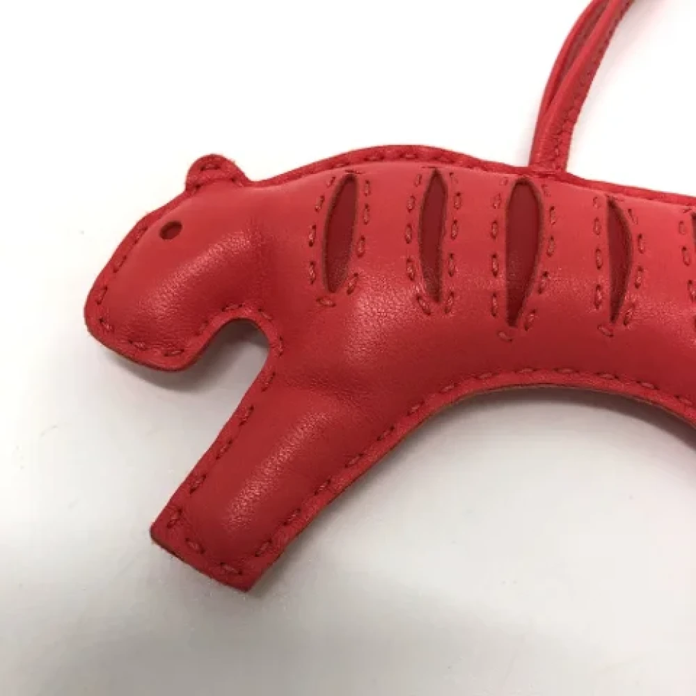 Hermès Vintage Pre-owned Leather key-holders Red Dames