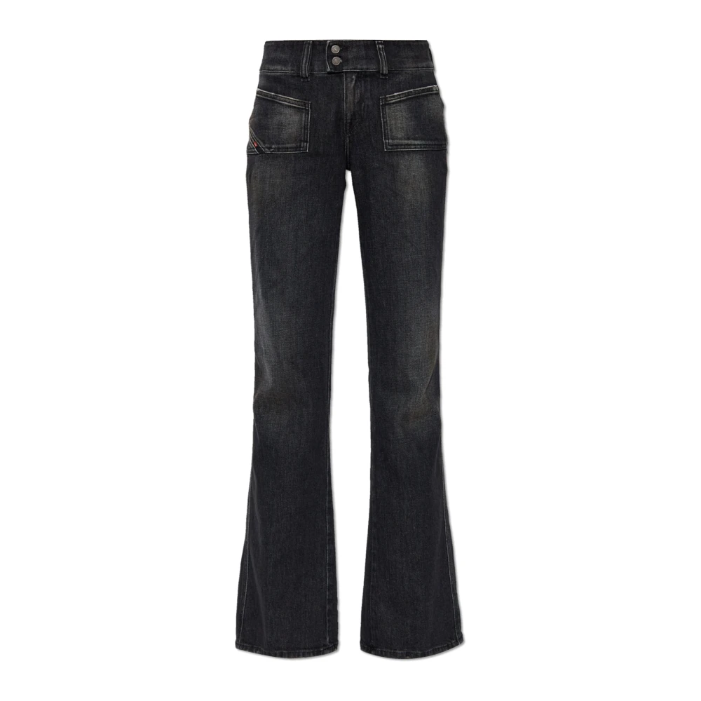 Diesel Donna Nero Jeans, W26 L32, New,