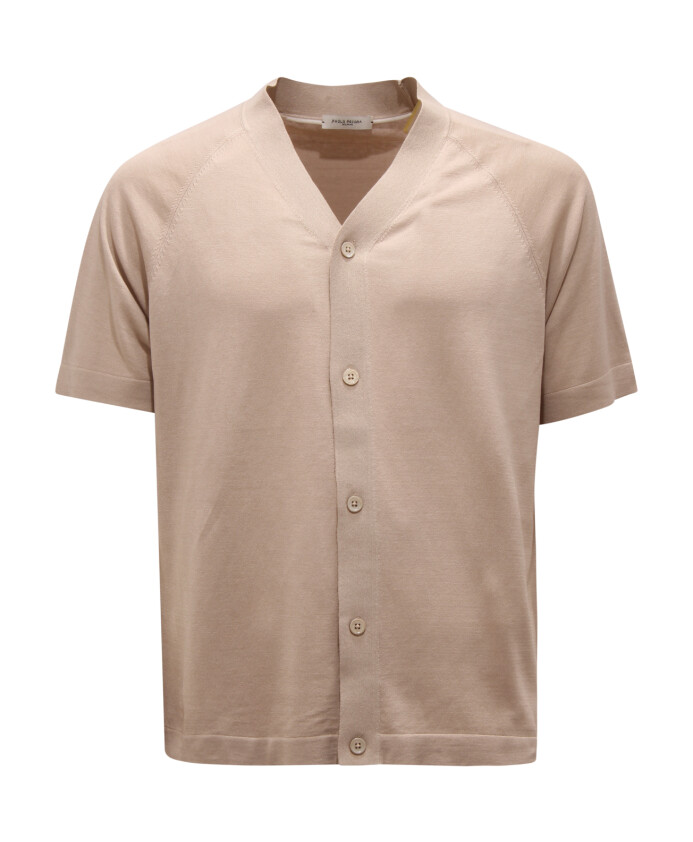 pull-en-melange-de-soie-a-manches-courtes