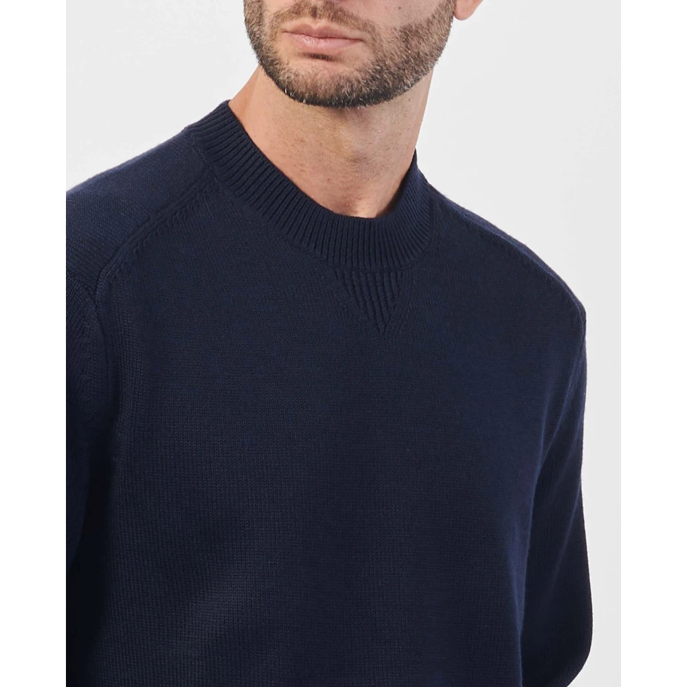 Armani Exchange Crewneck Sweater Blue Heren
