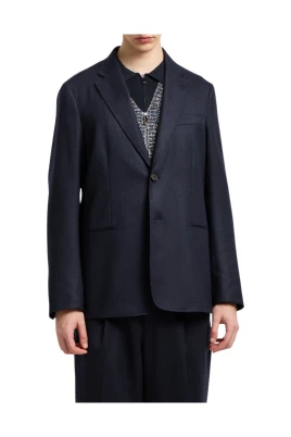 Giacca in lana stretch