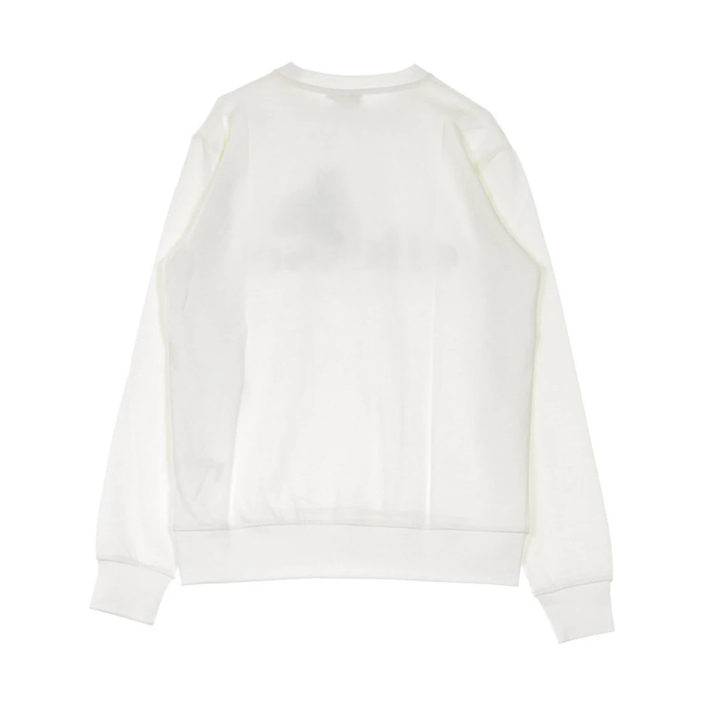 Ellesse Cropped Sweatshirt met Egret Logo White Heren