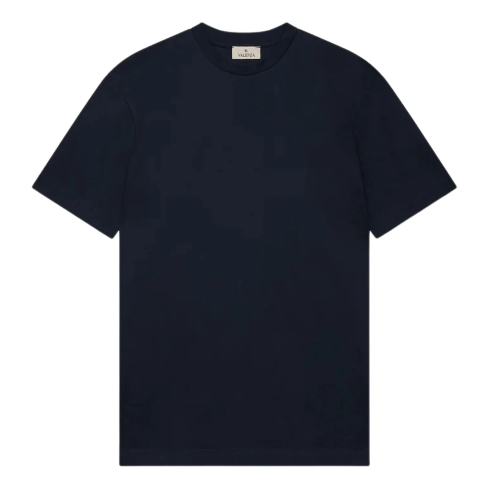 Valenza Men's Blue T-Shirts, M, Interlock Supima T-Shirt