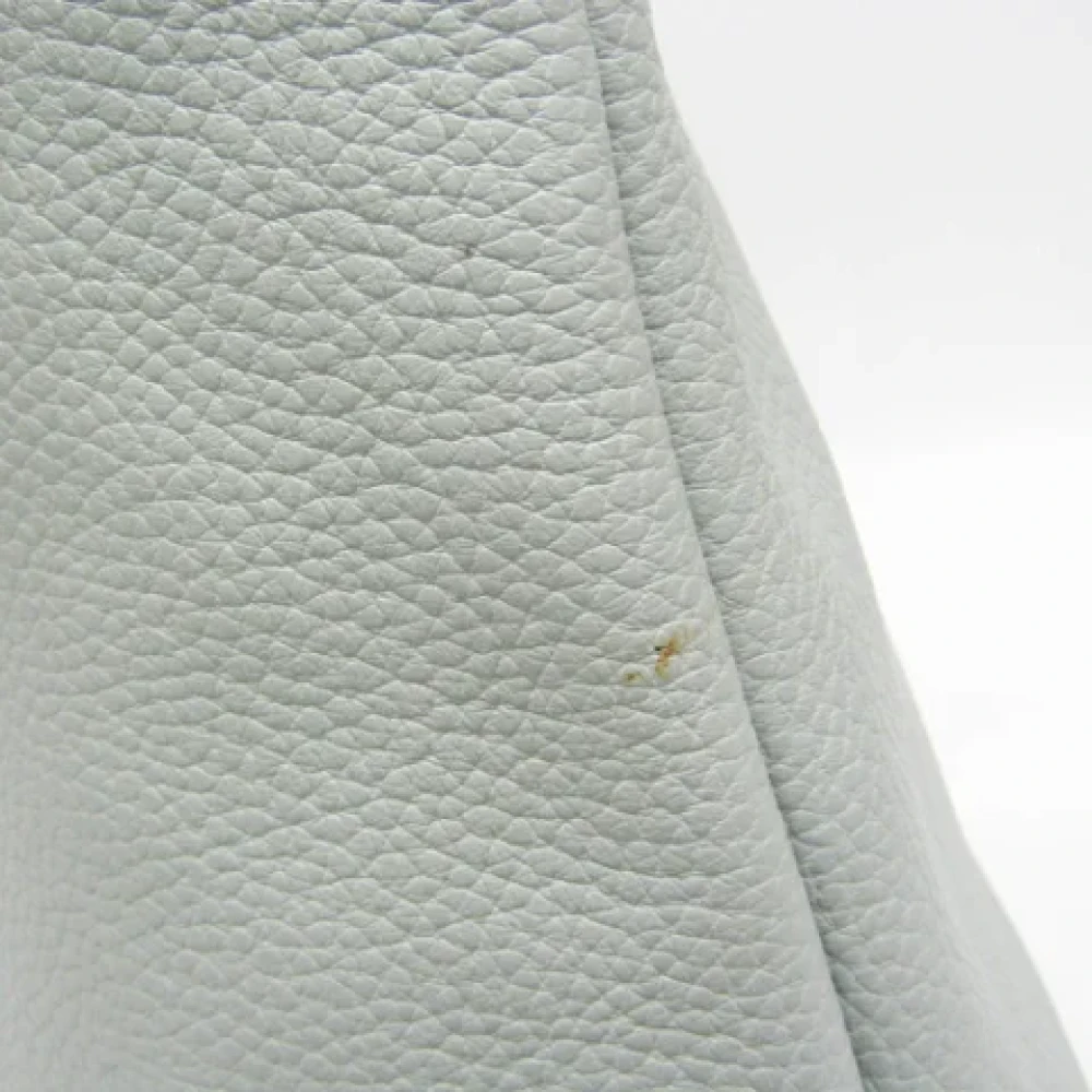 Burberry Vintage Pre-owned Leather shoulder-bags Blue Dames